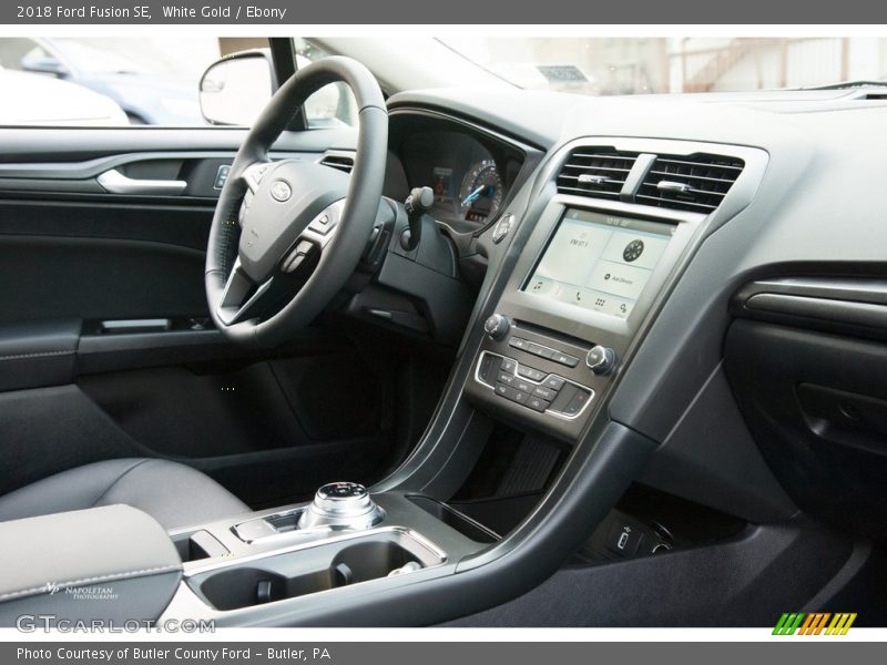 White Gold / Ebony 2018 Ford Fusion SE