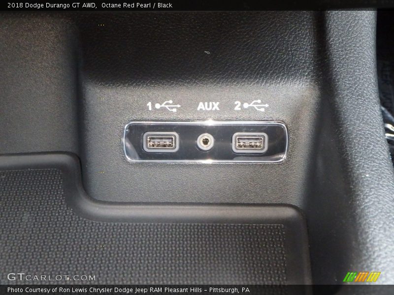 Octane Red Pearl / Black 2018 Dodge Durango GT AWD