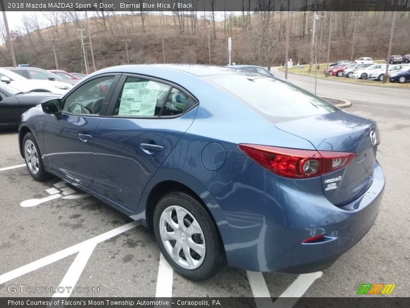 Eternal Blue Mica / Black 2018 Mazda MAZDA3 Sport 4 Door