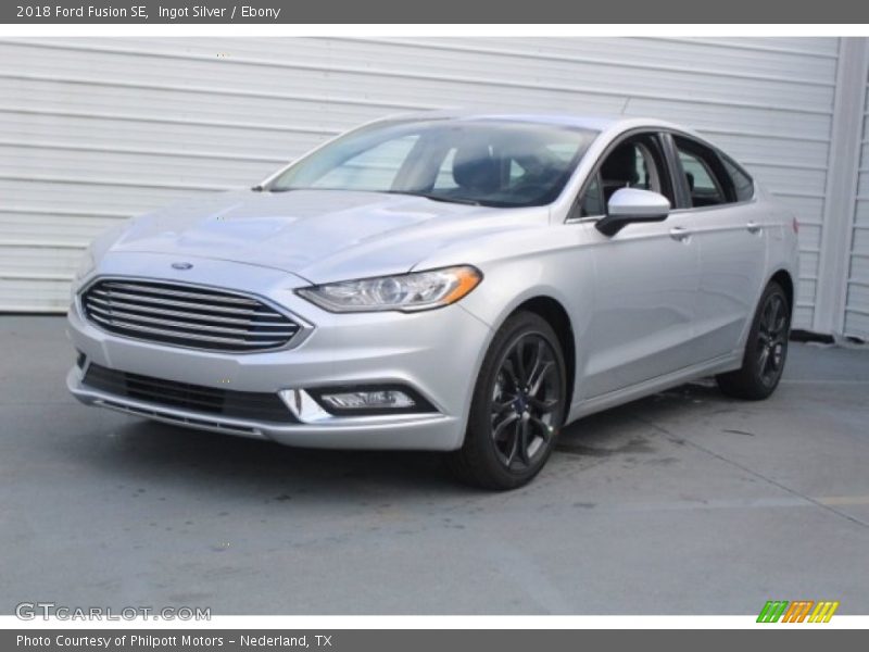 Ingot Silver / Ebony 2018 Ford Fusion SE