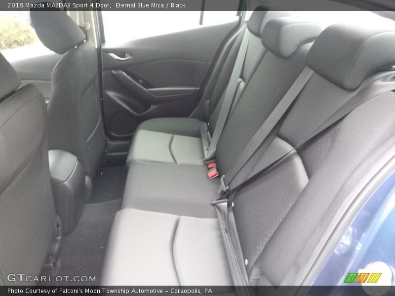 Eternal Blue Mica / Black 2018 Mazda MAZDA3 Sport 4 Door