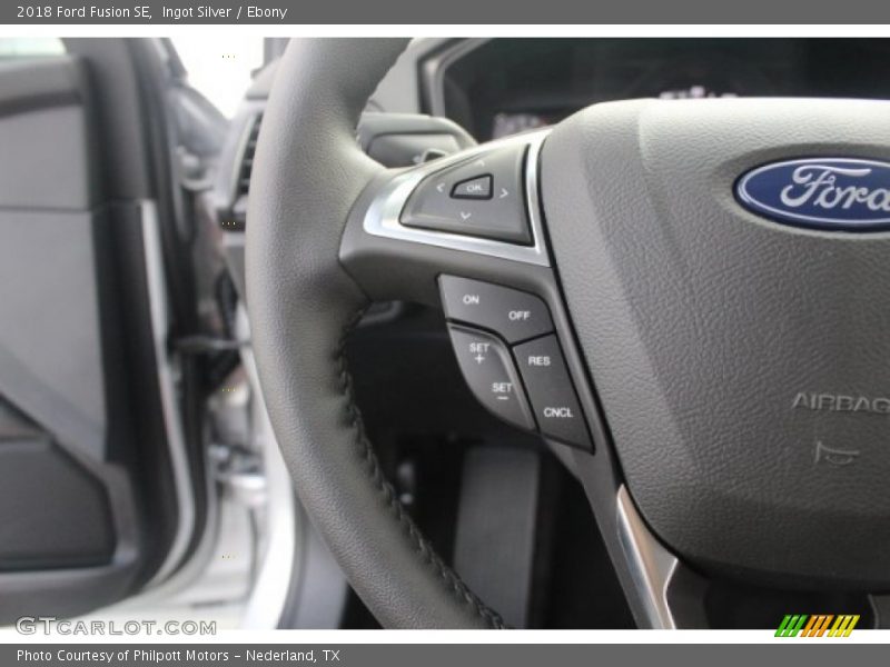 Ingot Silver / Ebony 2018 Ford Fusion SE