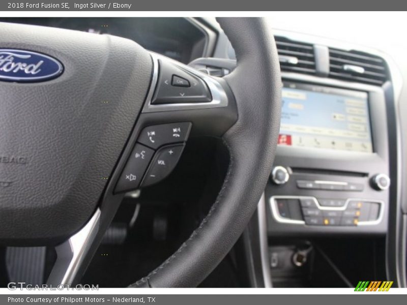 Ingot Silver / Ebony 2018 Ford Fusion SE