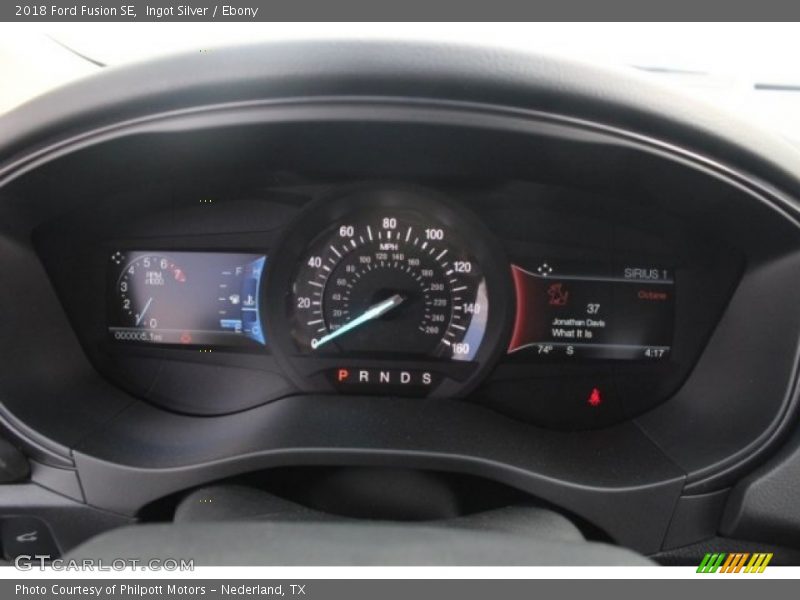 Ingot Silver / Ebony 2018 Ford Fusion SE
