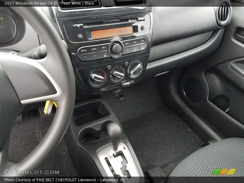 Pearl White / Black 2017 Mitsubishi Mirage G4 ES