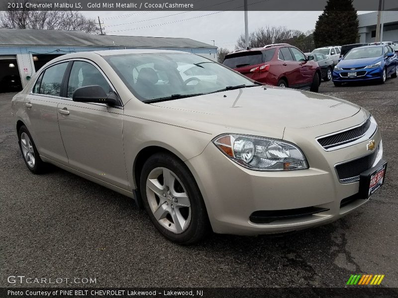 Gold Mist Metallic / Cocoa/Cashmere 2011 Chevrolet Malibu LS