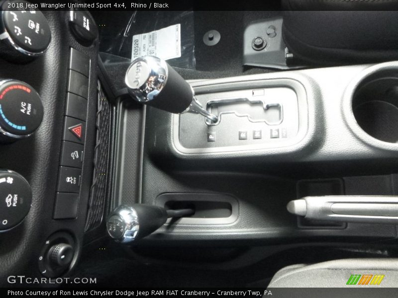 Rhino / Black 2018 Jeep Wrangler Unlimited Sport 4x4