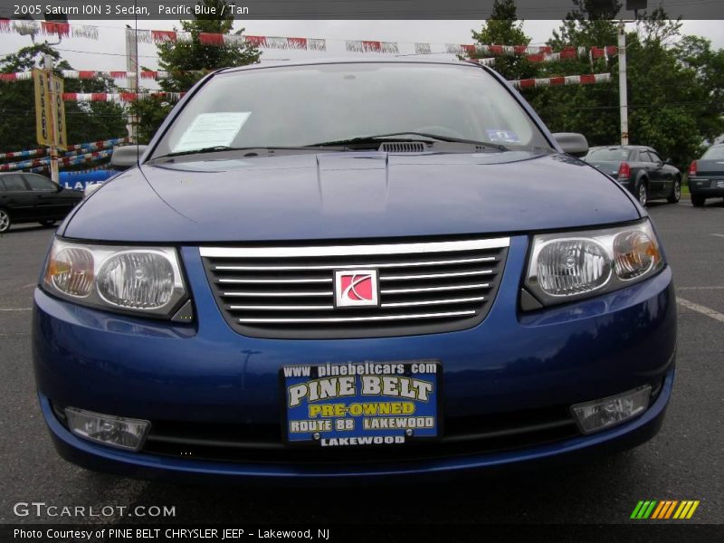 Pacific Blue / Tan 2005 Saturn ION 3 Sedan