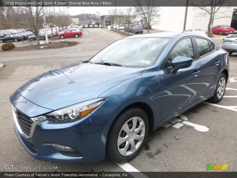 Eternal Blue Mica / Black 2018 Mazda MAZDA3 Sport 4 Door