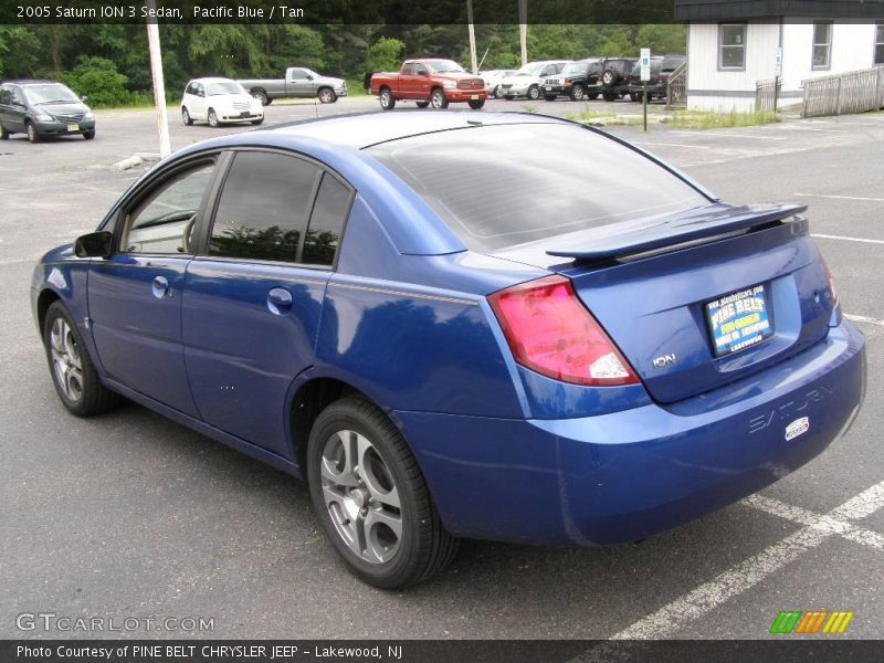 Pacific Blue / Tan 2005 Saturn ION 3 Sedan