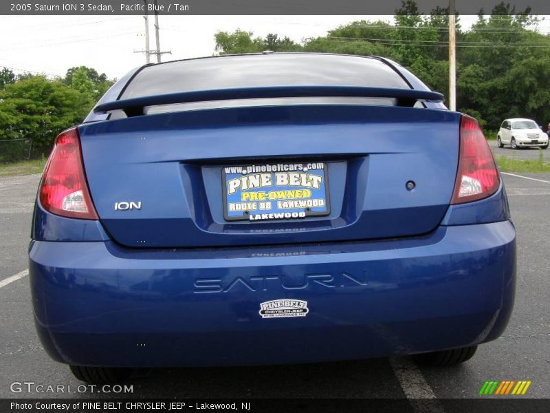 Pacific Blue / Tan 2005 Saturn ION 3 Sedan