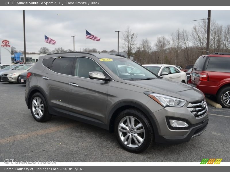 Cabo Bronze / Black 2013 Hyundai Santa Fe Sport 2.0T