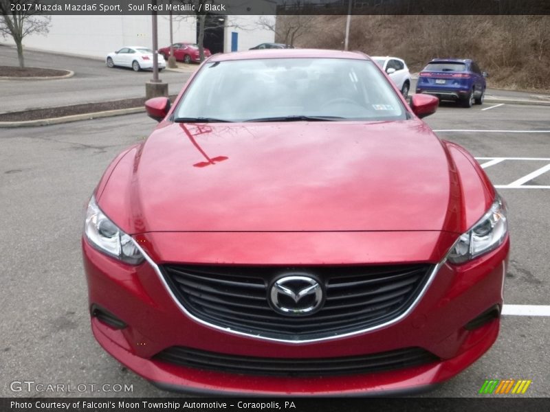 Soul Red Metallic / Black 2017 Mazda Mazda6 Sport