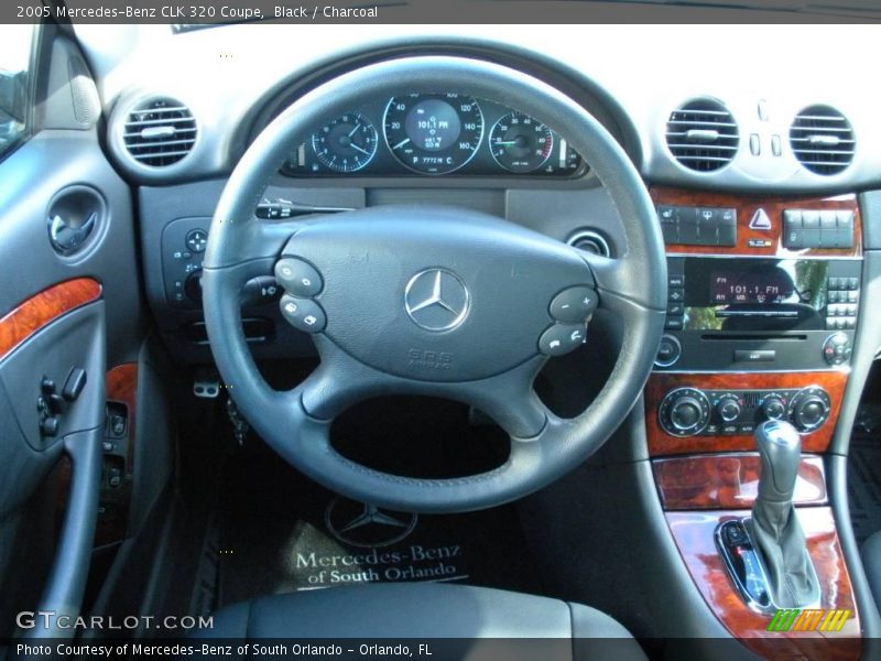 Black / Charcoal 2005 Mercedes-Benz CLK 320 Coupe
