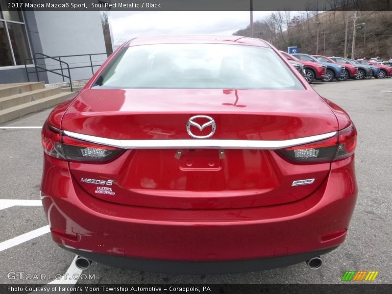 Soul Red Metallic / Black 2017 Mazda Mazda6 Sport