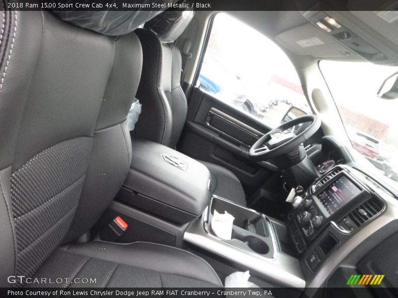 Maximum Steel Metallic / Black 2018 Ram 1500 Sport Crew Cab 4x4