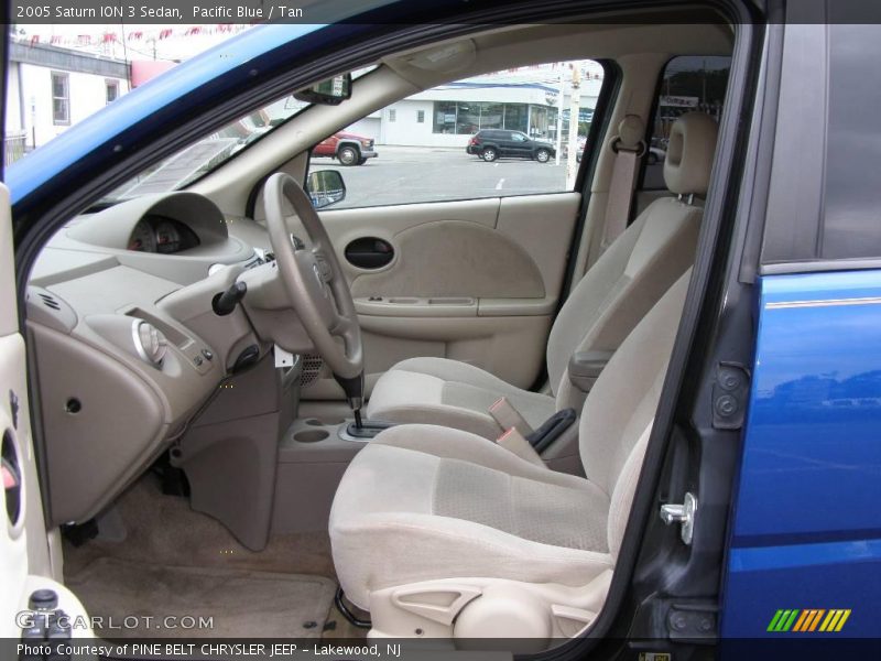 Pacific Blue / Tan 2005 Saturn ION 3 Sedan
