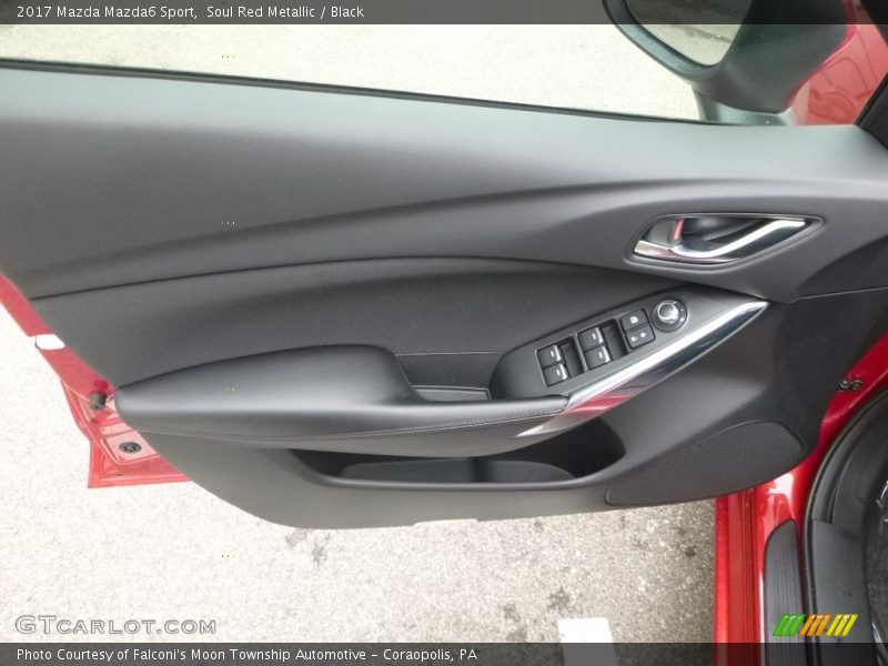 Soul Red Metallic / Black 2017 Mazda Mazda6 Sport