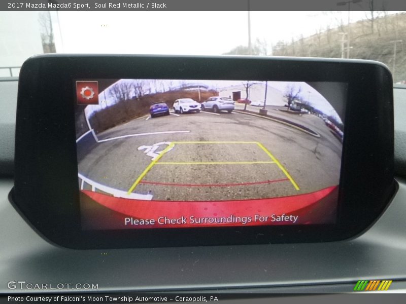 Soul Red Metallic / Black 2017 Mazda Mazda6 Sport