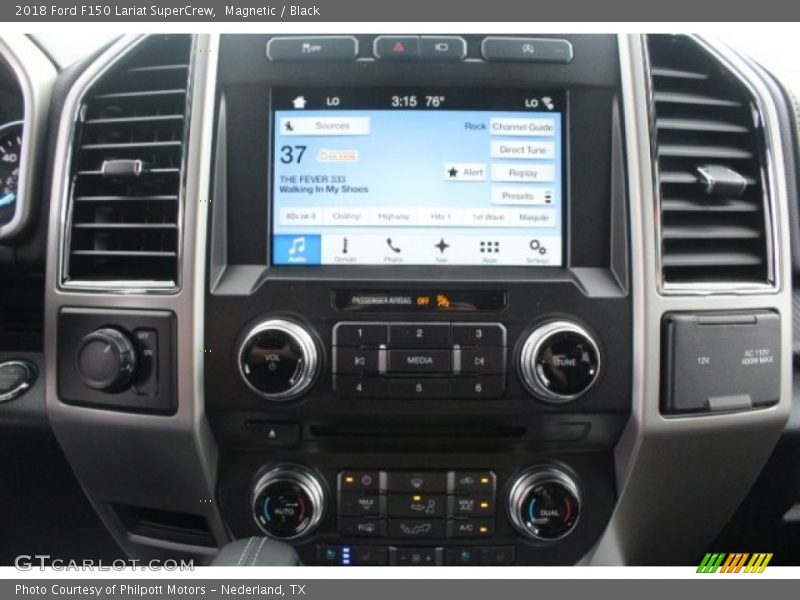 Magnetic / Black 2018 Ford F150 Lariat SuperCrew