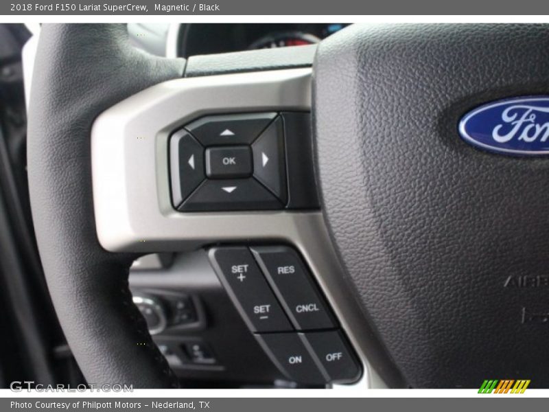 Magnetic / Black 2018 Ford F150 Lariat SuperCrew