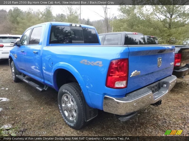 New Holland Blue / Black/Diesel Gray 2018 Ram 2500 Big Horn Crew Cab 4x4