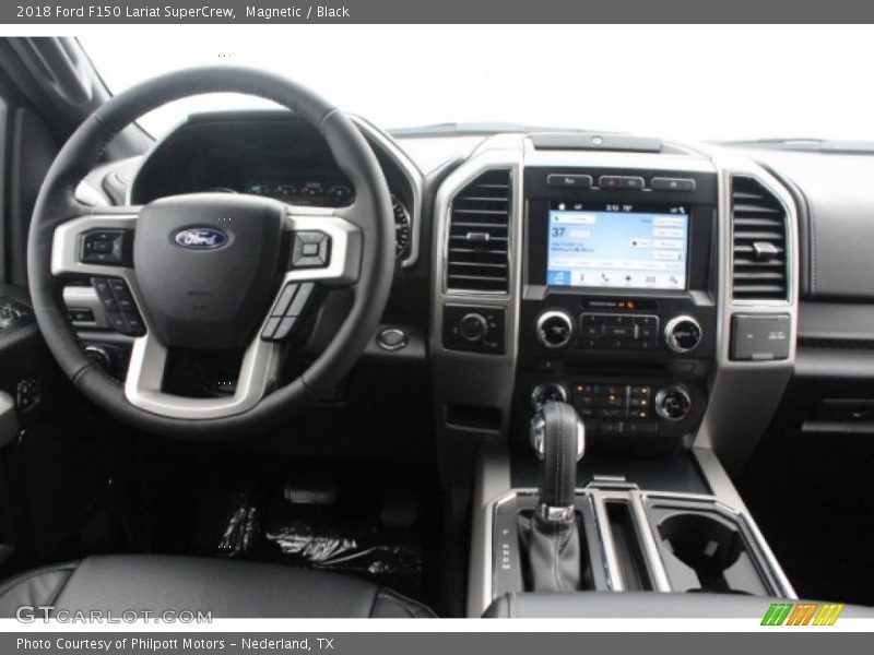 Magnetic / Black 2018 Ford F150 Lariat SuperCrew