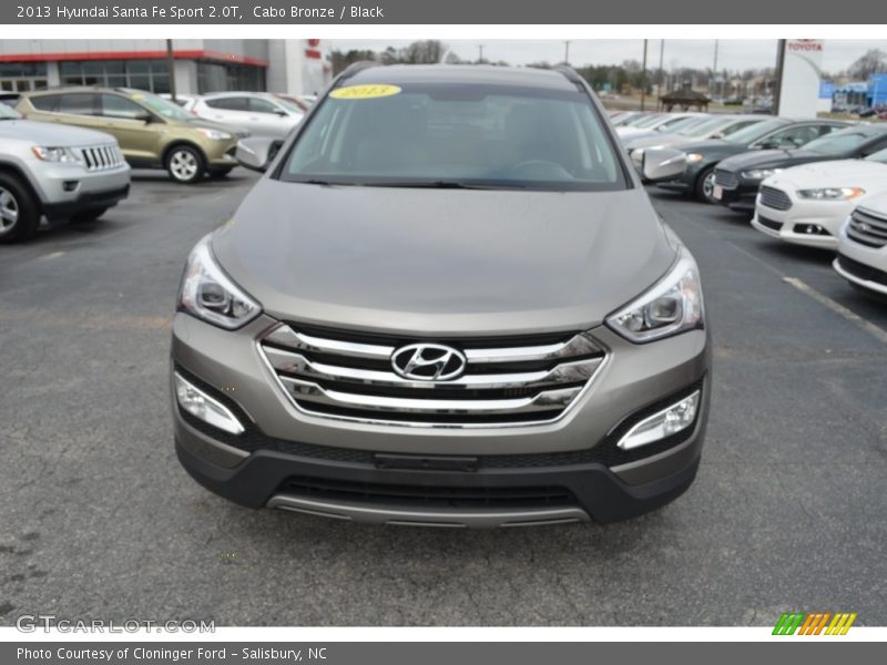 Cabo Bronze / Black 2013 Hyundai Santa Fe Sport 2.0T