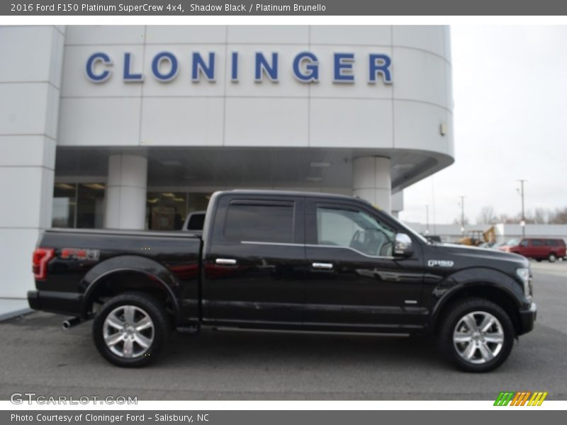 Shadow Black / Platinum Brunello 2016 Ford F150 Platinum SuperCrew 4x4