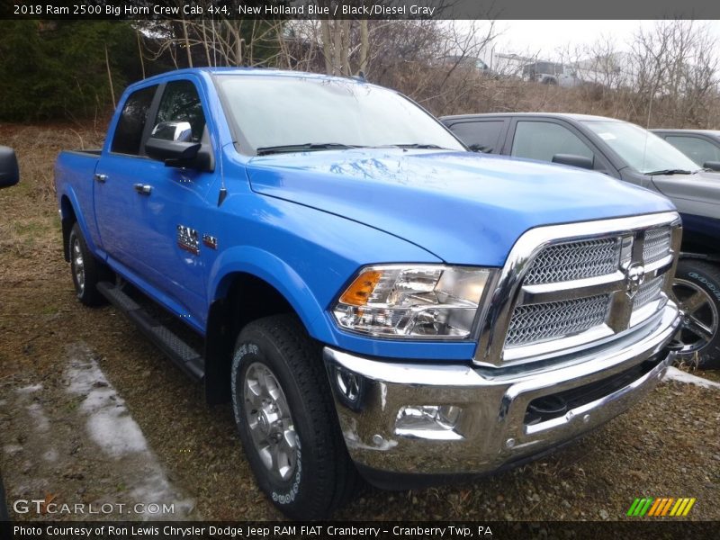 New Holland Blue / Black/Diesel Gray 2018 Ram 2500 Big Horn Crew Cab 4x4