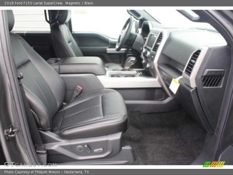 Magnetic / Black 2018 Ford F150 Lariat SuperCrew