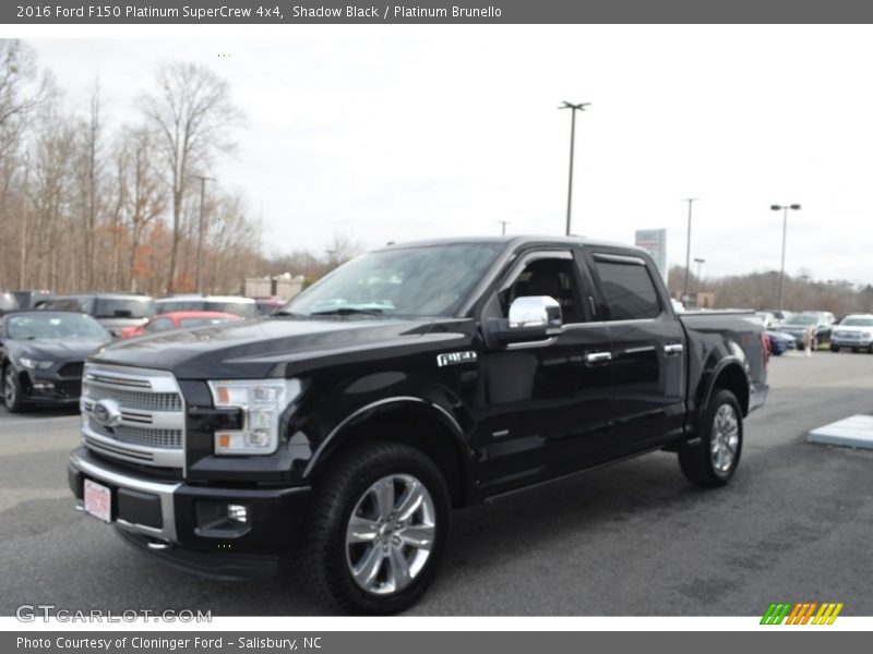 Shadow Black / Platinum Brunello 2016 Ford F150 Platinum SuperCrew 4x4