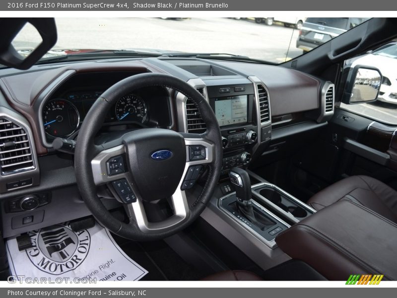 Shadow Black / Platinum Brunello 2016 Ford F150 Platinum SuperCrew 4x4