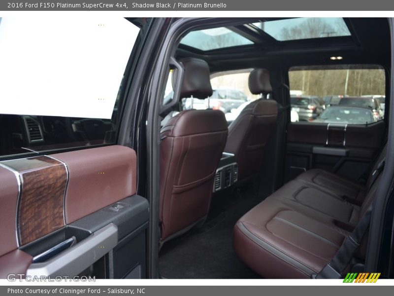 Shadow Black / Platinum Brunello 2016 Ford F150 Platinum SuperCrew 4x4