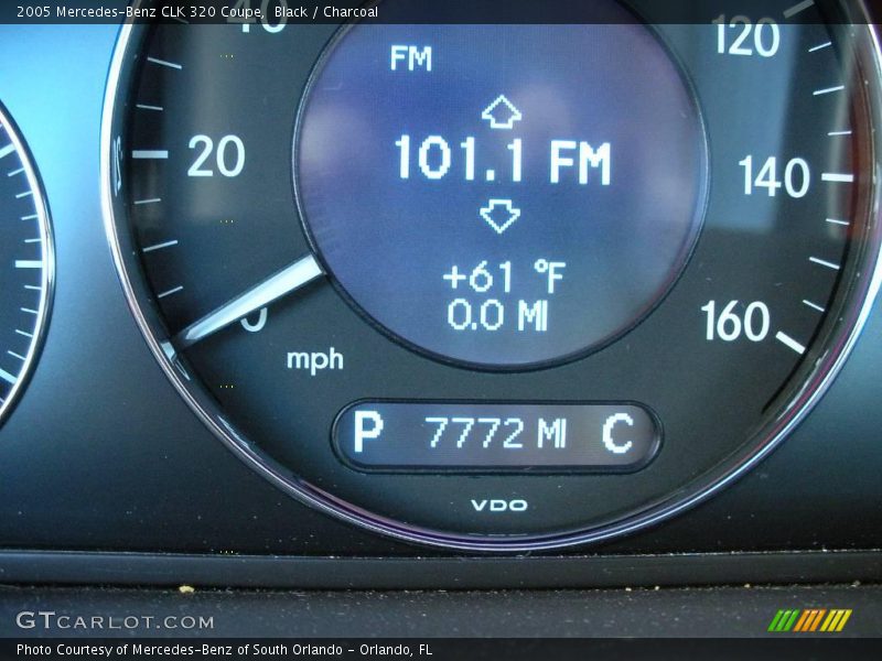 Black / Charcoal 2005 Mercedes-Benz CLK 320 Coupe