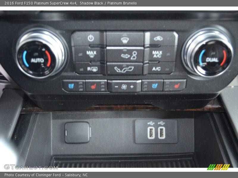 Shadow Black / Platinum Brunello 2016 Ford F150 Platinum SuperCrew 4x4
