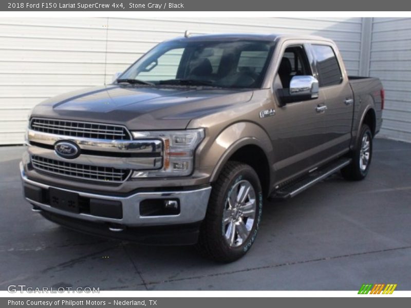 Stone Gray / Black 2018 Ford F150 Lariat SuperCrew 4x4