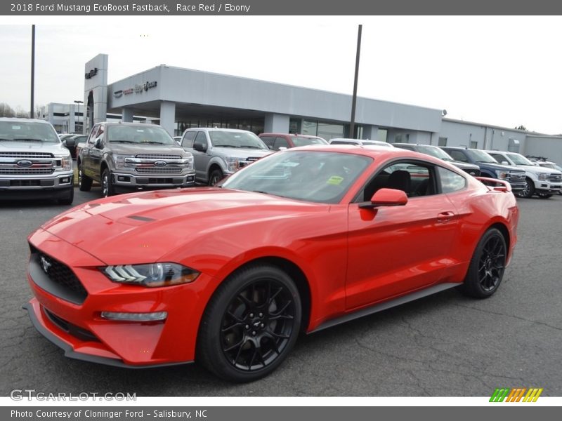 Race Red / Ebony 2018 Ford Mustang EcoBoost Fastback