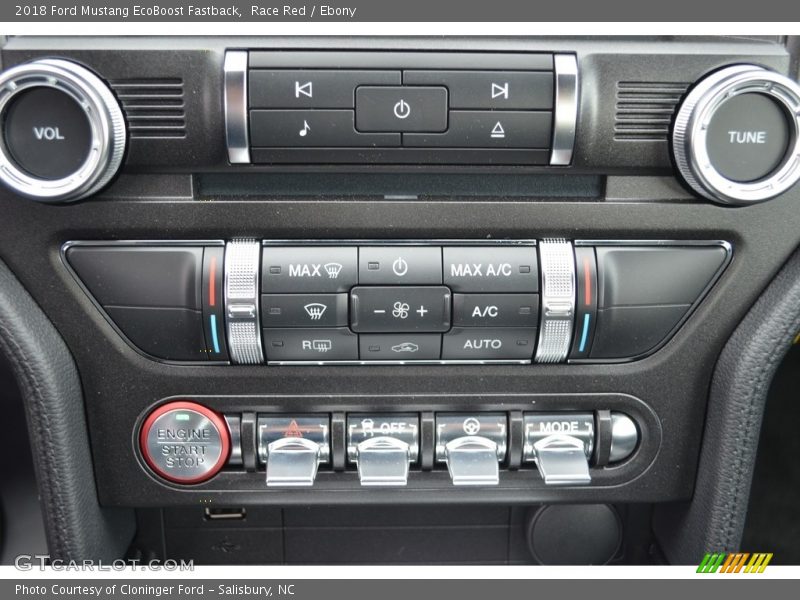 Race Red / Ebony 2018 Ford Mustang EcoBoost Fastback