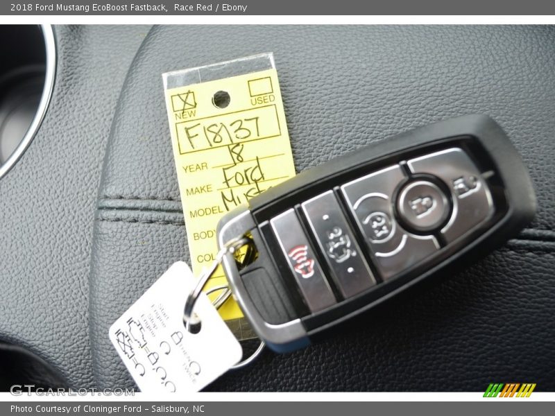 Race Red / Ebony 2018 Ford Mustang EcoBoost Fastback