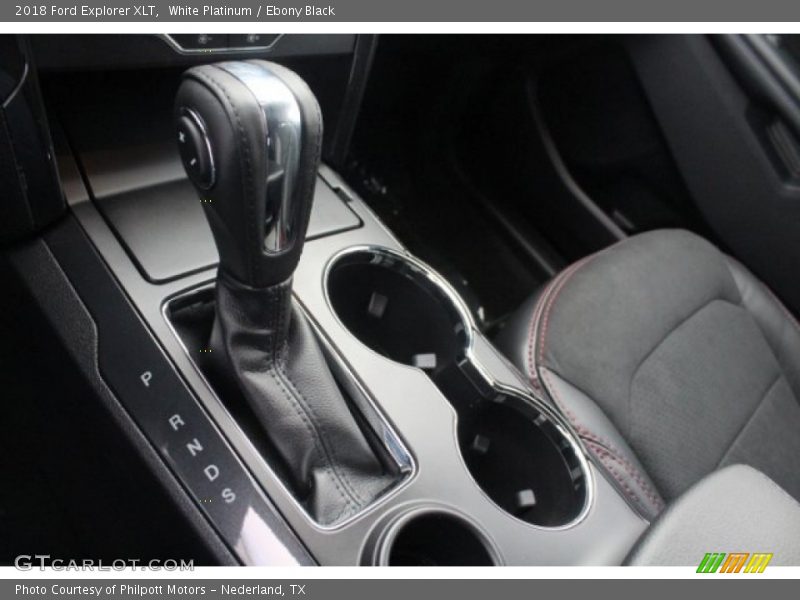 White Platinum / Ebony Black 2018 Ford Explorer XLT