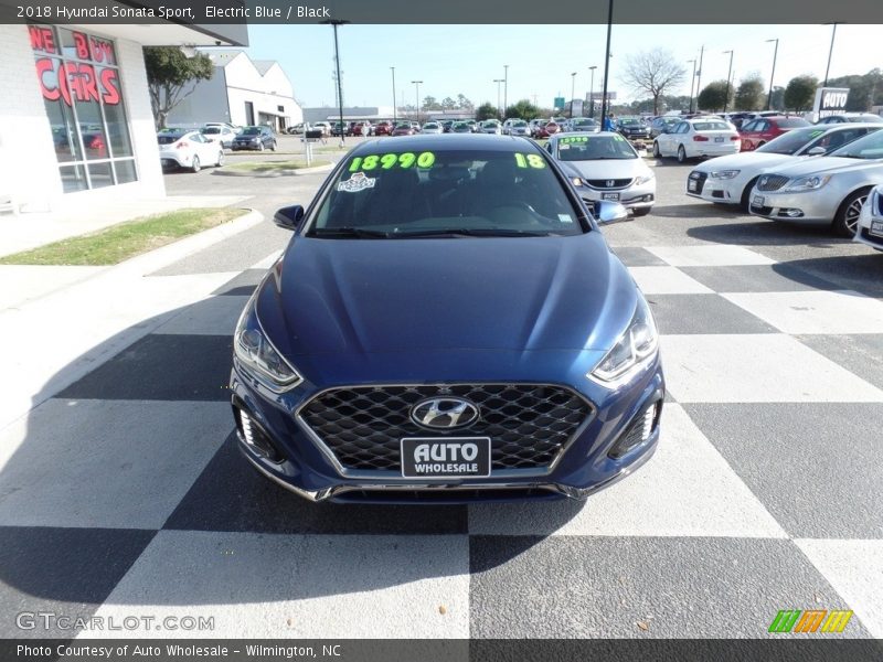 Electric Blue / Black 2018 Hyundai Sonata Sport