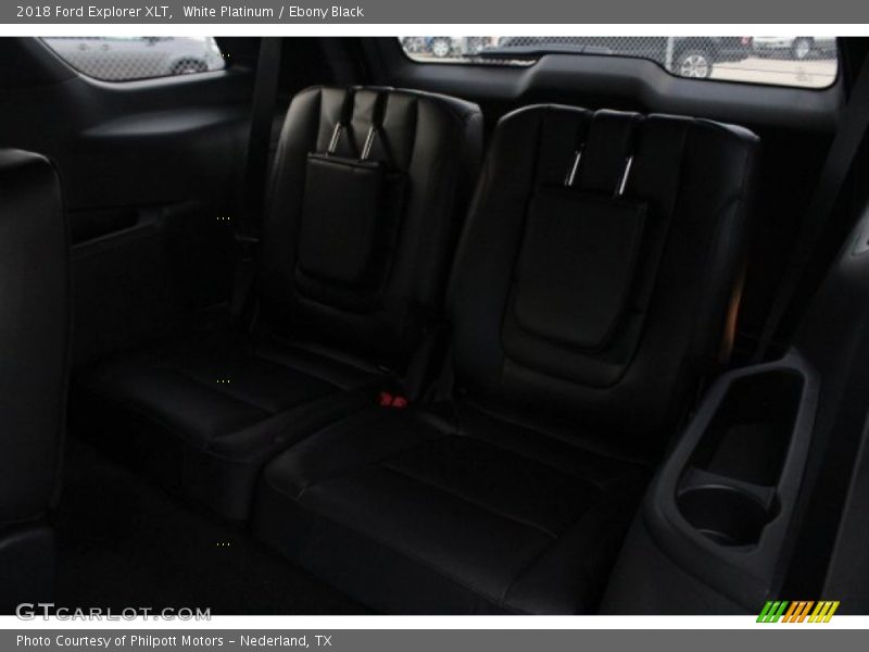White Platinum / Ebony Black 2018 Ford Explorer XLT