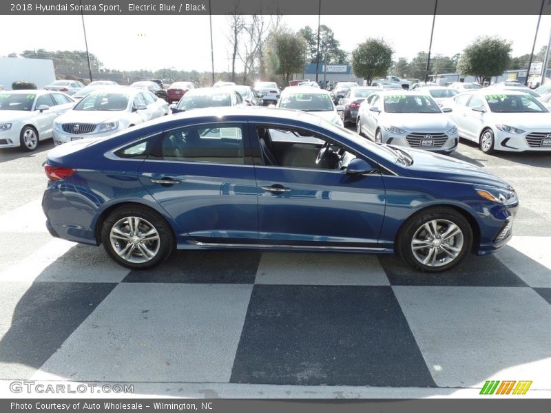 Electric Blue / Black 2018 Hyundai Sonata Sport