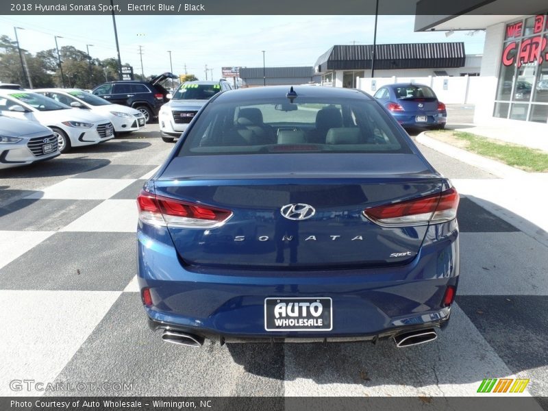 Electric Blue / Black 2018 Hyundai Sonata Sport