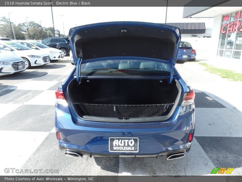 Electric Blue / Black 2018 Hyundai Sonata Sport