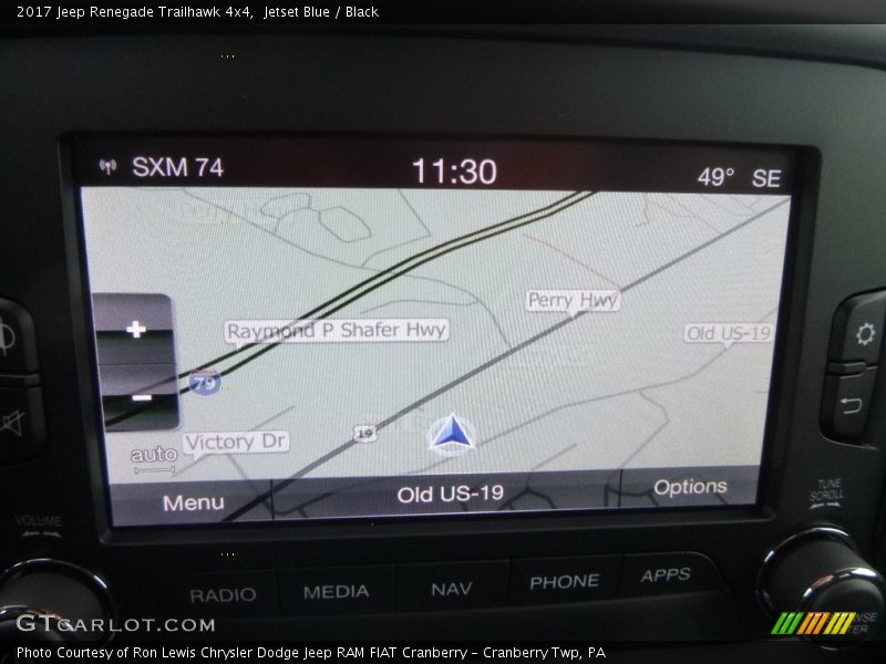 Jetset Blue / Black 2017 Jeep Renegade Trailhawk 4x4