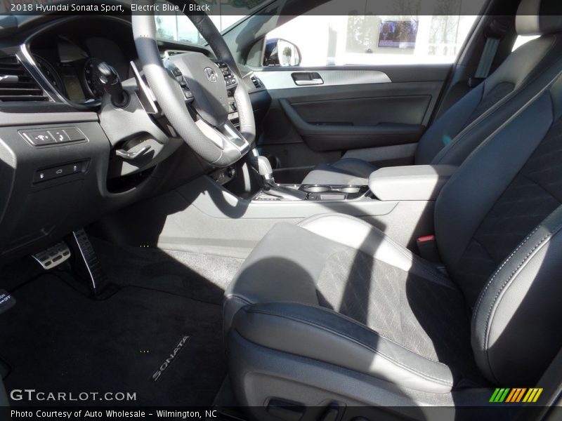 Electric Blue / Black 2018 Hyundai Sonata Sport