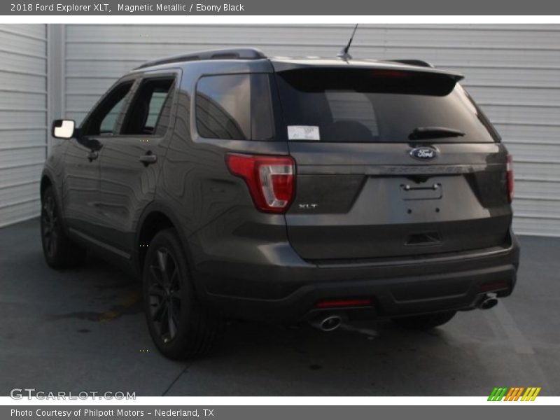 Magnetic Metallic / Ebony Black 2018 Ford Explorer XLT