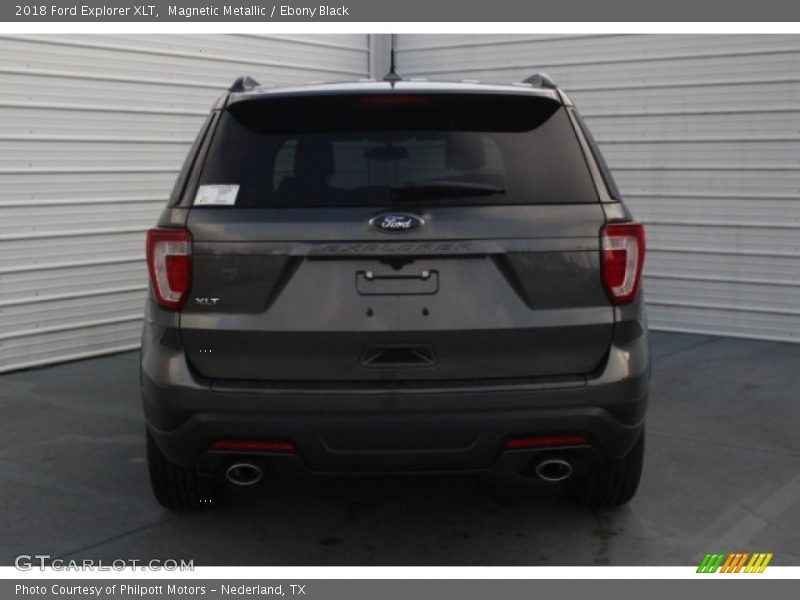 Magnetic Metallic / Ebony Black 2018 Ford Explorer XLT